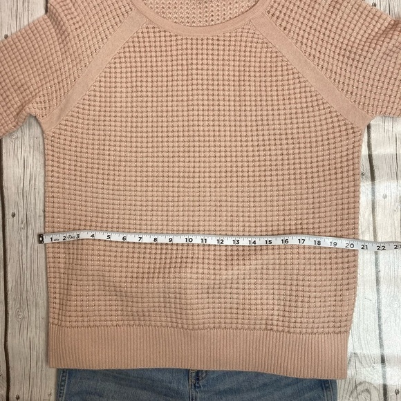 Vince Waffle-knit Pull Over Cashmere Blend Sweater - Picture 9 of 14